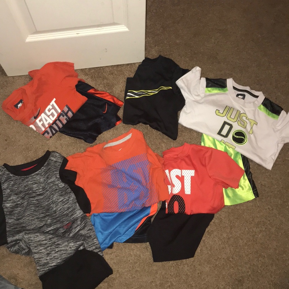Nike 4T boys & 4T Body Glove workout attire